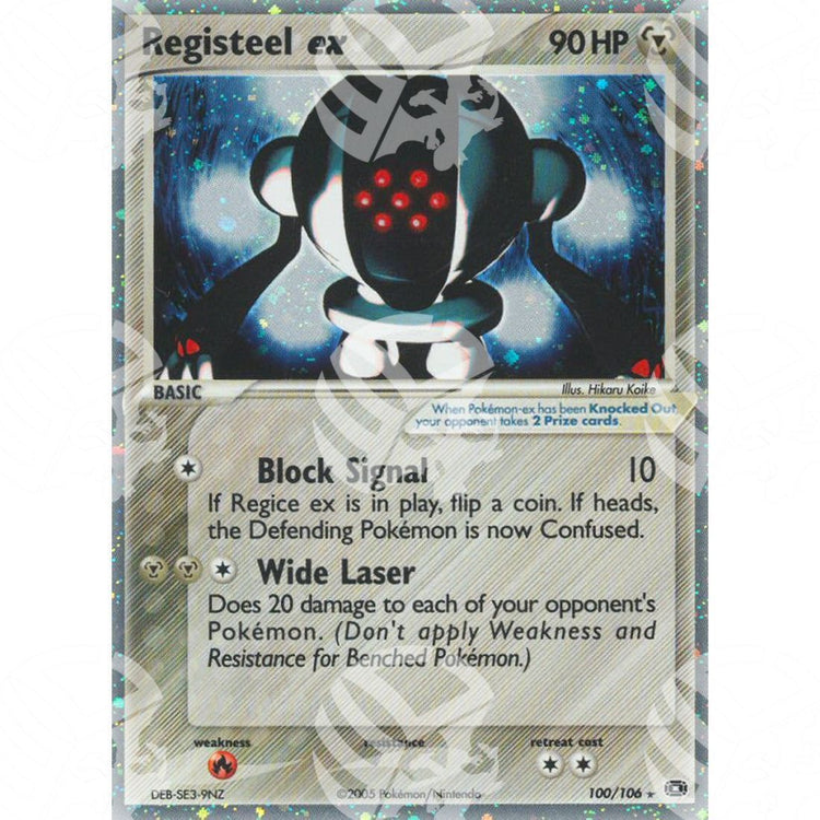 EX Smeraldo - Registeel ex - Holo Rare 100/106 - Warcard - EX Smeraldo - Registeel ex - Holo Rare 100/106 i prezzi più bassi sul mercato, solo da www.warcardshop.com! Carte singole, box, buste e mazzi.