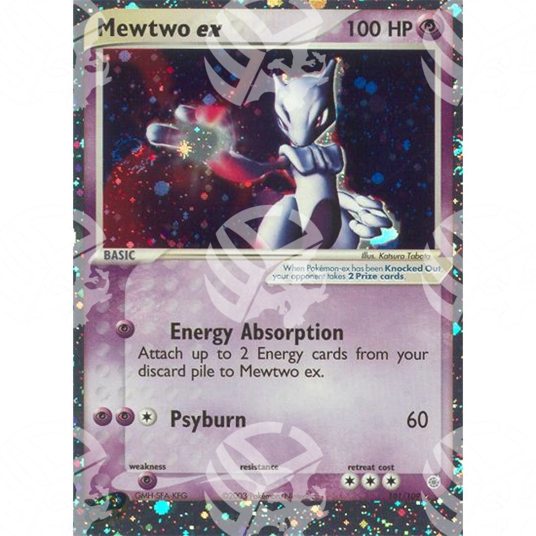 EX Rubino e Zaffiro - Mewtwo ex - Holo Rare 101/109 - Warcard - EX Rubino e Zaffiro - Mewtwo ex - Holo Rare 101/109 i prezzi più bassi sul mercato, solo da www.warcardshop.com! Carte singole, box, buste e mazzi.