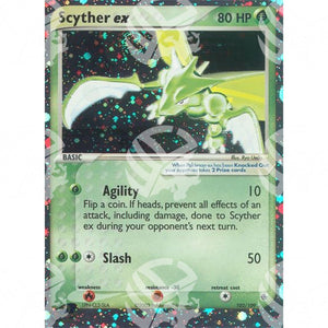 EX Rubino e Zaffiro - Scyther ex - Holo Rare 102/109 - Warcard - EX Rubino e Zaffiro - Scyther ex - Holo Rare 102/109 i prezzi più bassi sul mercato, solo da www.warcardshop.com! Carte singole, box, buste e mazzi.