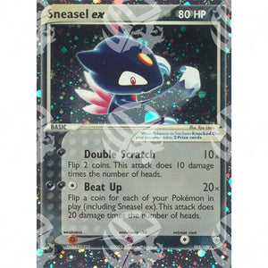 EX Rubino e Zaffiro - Sneasel ex - Holo Rare 103/109 - Warcard - EX Rubino e Zaffiro - Sneasel ex - Holo Rare 103/109 i prezzi più bassi sul mercato, solo da www.warcardshop.com! Carte singole, box, buste e mazzi.