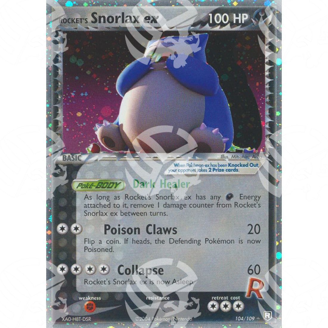 EX Team Rocket Returns - Rocket's Snorlax ex - Holo Rare 104/109 - Warcard - EX Team Rocket Returns - Rocket's Snorlax ex - Holo Rare 104/109 i prezzi più bassi sul mercato, solo da www.warcardshop.com! Carte singole, box, buste e mazzi.