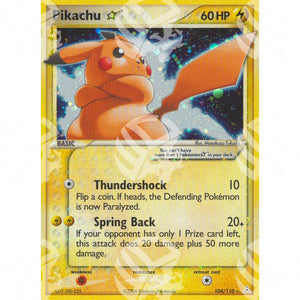 EX Fantasmi di Holon - Pikachu ☆ - Shiny Holo Rare 104/110 - Warcard - EX Fantasmi di Holon - Pikachu ☆ - Shiny Holo Rare 104/110 i prezzi più bassi sul mercato, solo da www.warcardshop.com! Carte singole, box, buste e mazzi.