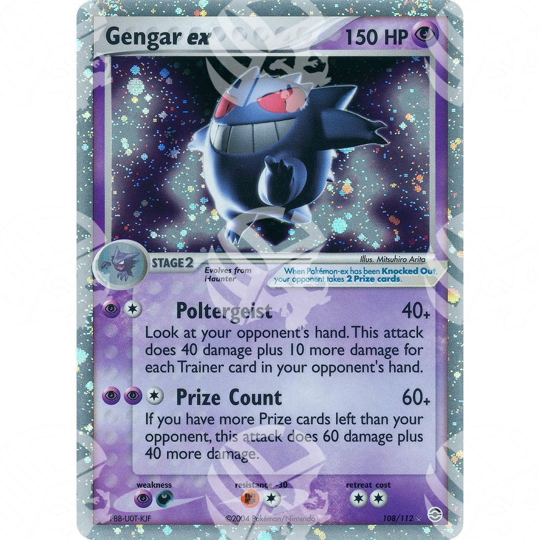 EX RossoFuoco e VerdeFoglia - Gengar ex - Holo Rare 108/112 - Warcard - EX RossoFuoco e VerdeFoglia - Gengar ex - Holo Rare 108/112 i prezzi più bassi sul mercato, solo da www.warcardshop.com! Carte singole, box, buste e mazzi.