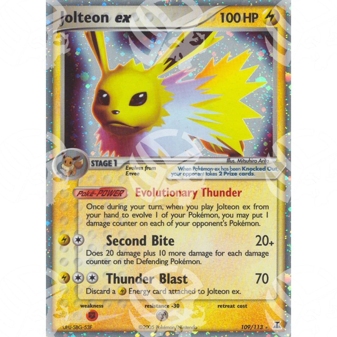 EX Specie Delta - Jolteon ex - Holo Rare 109/113 - Warcard - EX Specie Delta - Jolteon ex - Holo Rare 109/113 i prezzi più bassi sul mercato, solo da www.warcardshop.com! Carte singole, box, buste e mazzi.