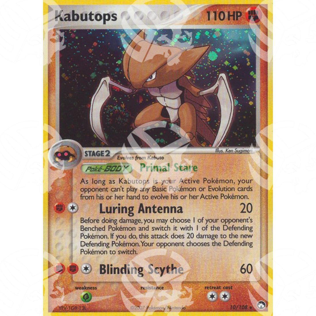 EX Power Keepers - Kabutops - Holo Rare 10/108 - Warcard - EX Power Keepers - Kabutops - Holo Rare 10/108 i prezzi più bassi sul mercato, solo da www.warcardshop.com! Carte singole, box, buste e mazzi.