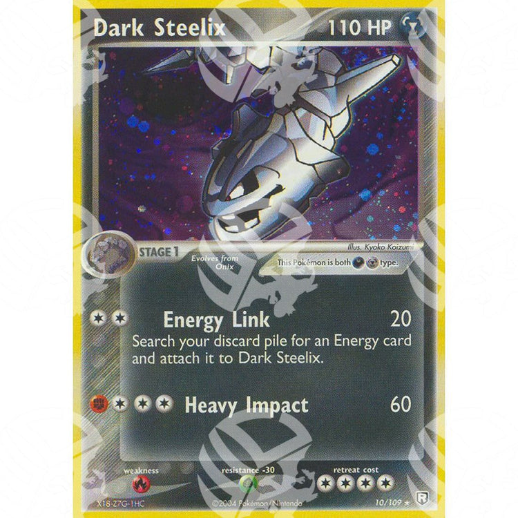 EX Team Rocket Returns - Dark Steelix - Holo Rare 10/109 - Warcard - EX Team Rocket Returns - Dark Steelix - Holo Rare 10/109 i prezzi più bassi sul mercato, solo da www.warcardshop.com! Carte singole, box, buste e mazzi.