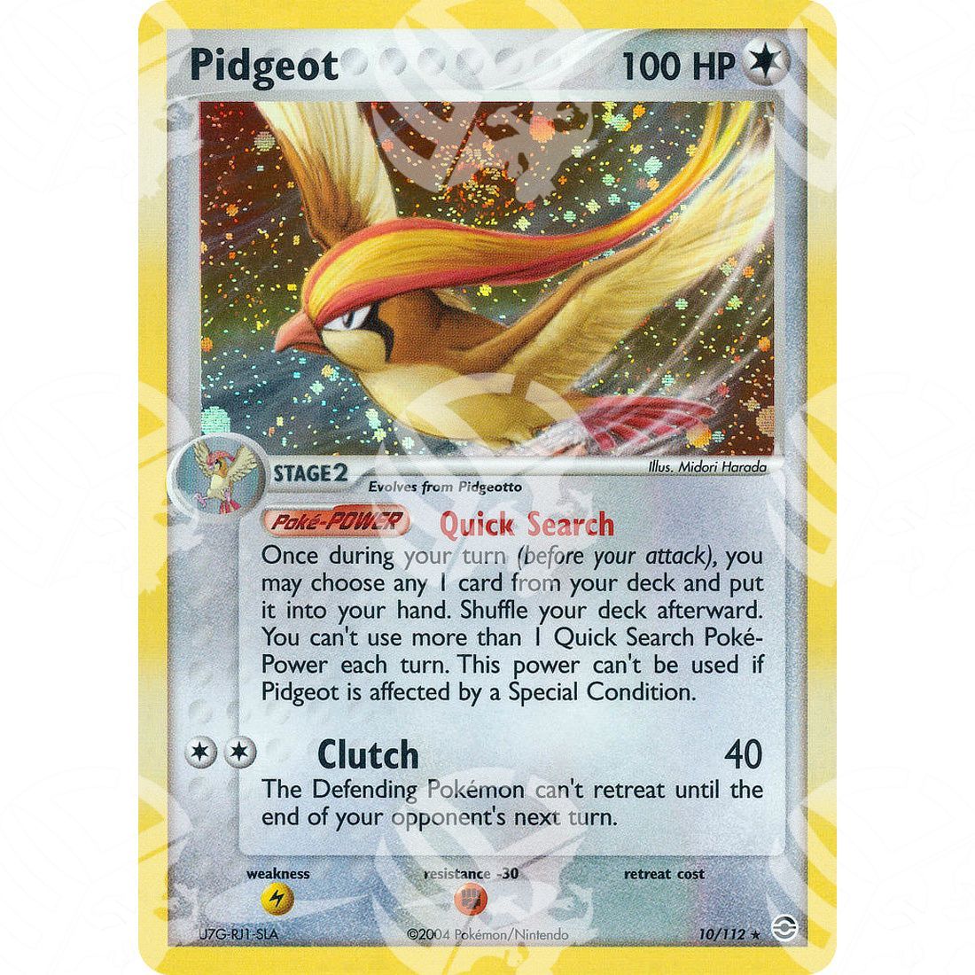 EX RossoFuoco e VerdeFoglia - Pidgeot - Holo Rare 10/112 - Warcard - EX RossoFuoco e VerdeFoglia - Pidgeot - Holo Rare 10/112 i prezzi più bassi sul mercato, solo da www.warcardshop.com! Carte singole, box, buste e mazzi.