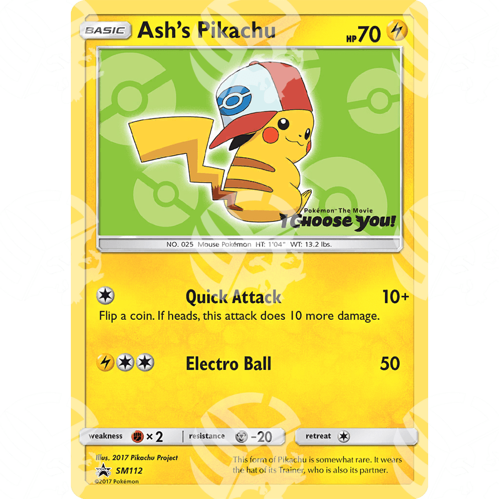 Black Star Promos - SM - Ash's Pikachu - Non Holo Promo SM112 - Warcard - Black Star Promos - SM - Ash's Pikachu - Non Holo Promo SM112 i prezzi più bassi sul mercato, solo da www.warcardshop.com! Carte singole, box, buste e mazzi.