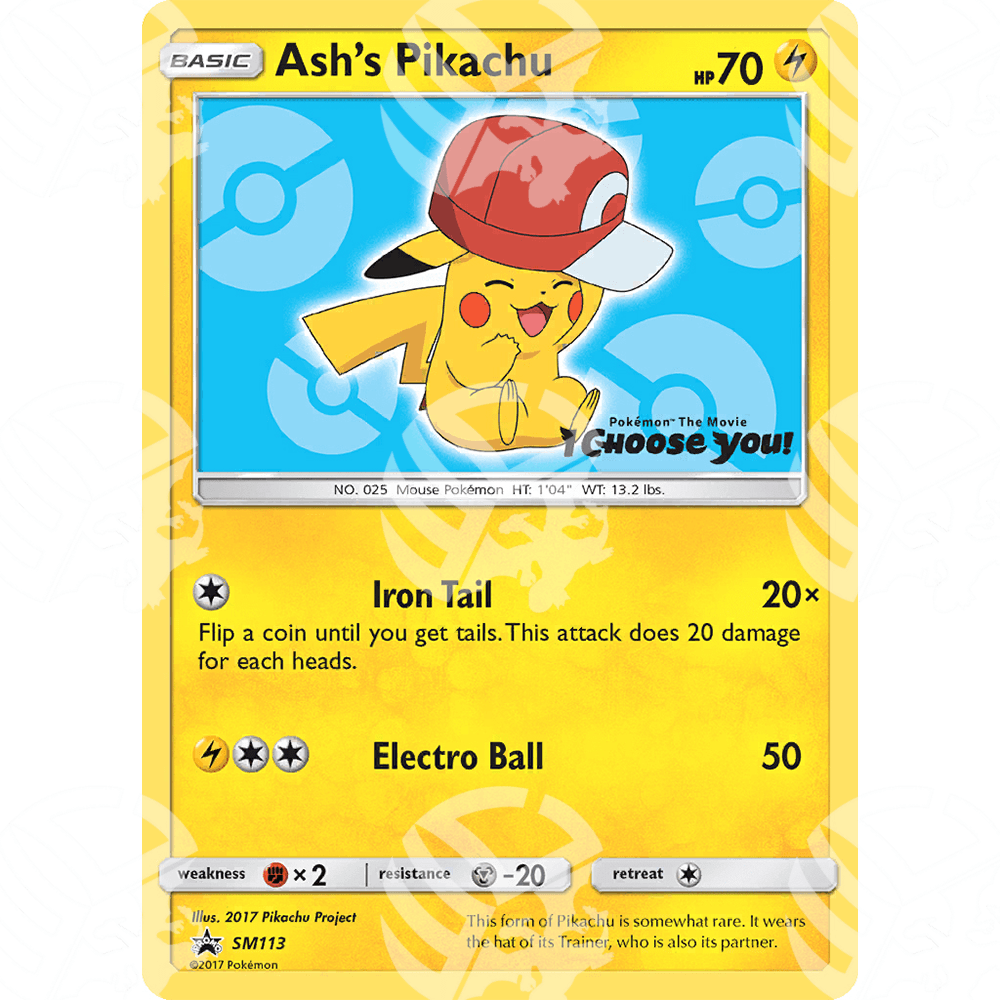 Black Star Promos - SM - Ash's Pikachu - Non Holo Promo SM113 - Warcard - Black Star Promos - SM - Ash's Pikachu - Non Holo Promo SM113 i prezzi più bassi sul mercato, solo da www.warcardshop.com! Carte singole, box, buste e mazzi.