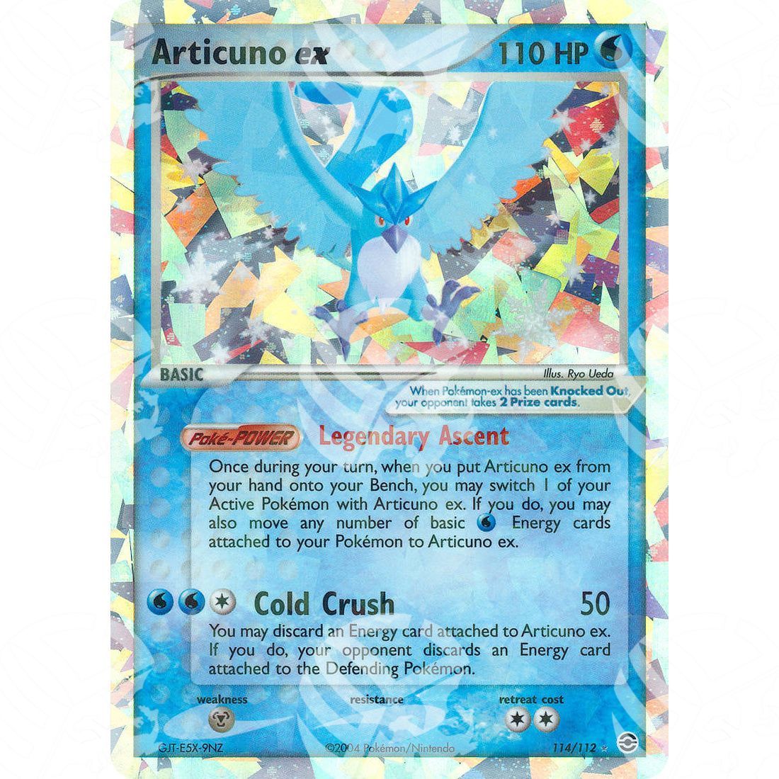 EX RossoFuoco e VerdeFoglia - Articuno ex - Secret Rare 114/112 - Warcard - EX RossoFuoco e VerdeFoglia - Articuno ex - Secret Rare 114/112 i prezzi più bassi sul mercato, solo da www.warcardshop.com! Carte singole, box, buste e mazzi.