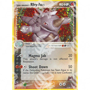 EX Team Magma vs Team Idro - Team Magma's Rhydon - Holo Rare 11/95 - Warcard - EX Team Magma vs Team Idro - Team Magma's Rhydon - Holo Rare 11/95 i prezzi più bassi sul mercato, solo da www.warcardshop.com! Carte singole, box, buste e mazzi.