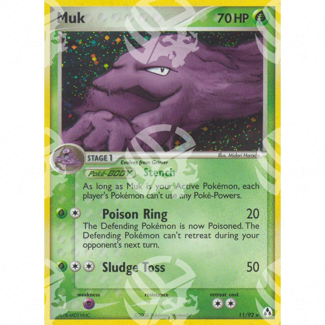 EX La Leggenda di Mew - Muk - Holo Rare 11/92 - Warcard - EX La Leggenda di Mew - Muk - Holo Rare 11/92 i prezzi più bassi sul mercato, solo da www.warcardshop.com! Carte singole, box, buste e mazzi.