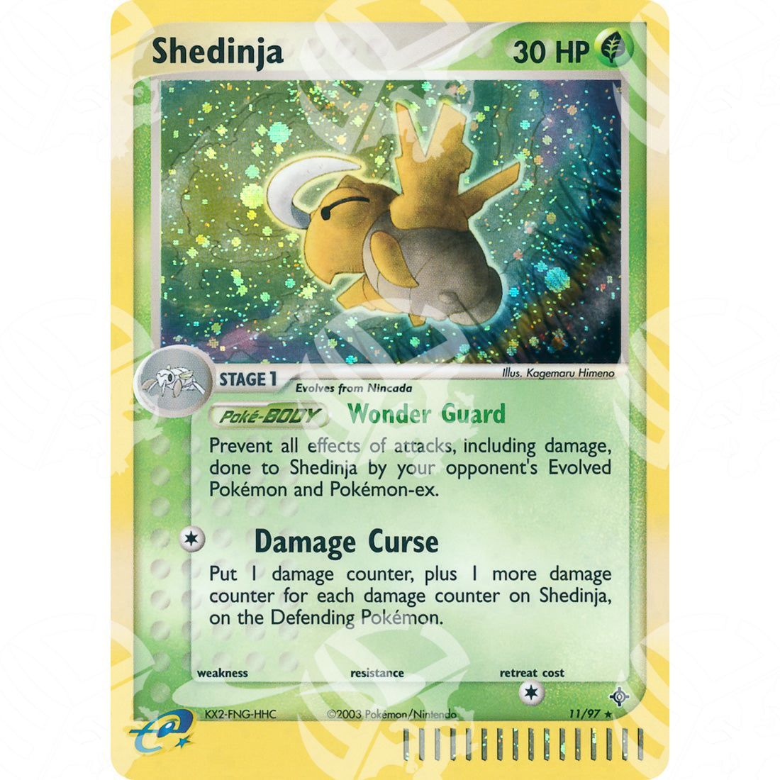 EX Drago - Shedinja - Holo Rare 11/97 - Warcard - EX Drago - Shedinja - Holo Rare 11/97 i prezzi più bassi sul mercato, solo da www.warcardshop.com! Carte singole, box, buste e mazzi.