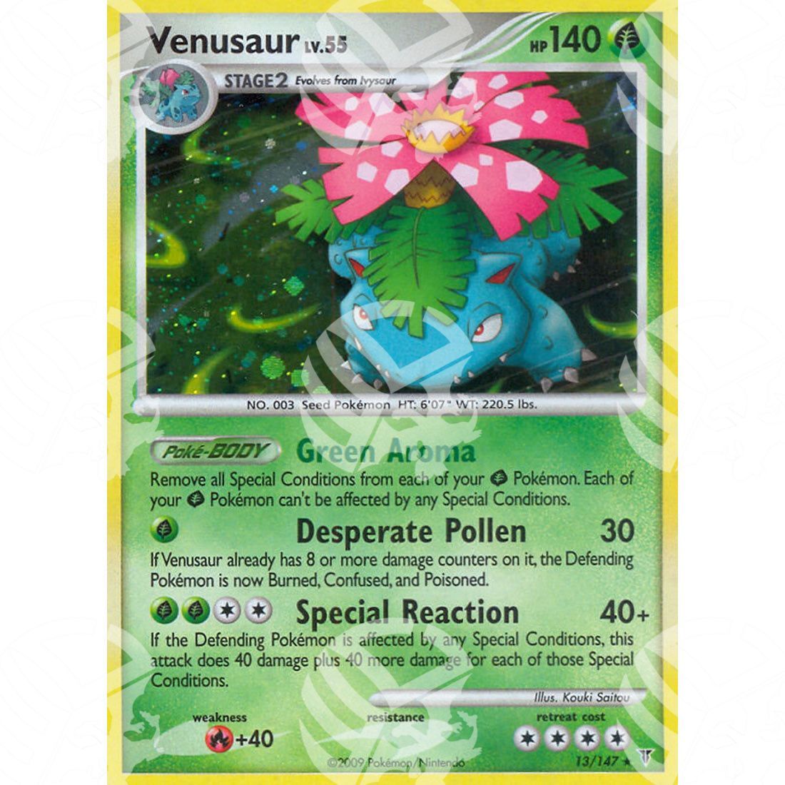 Supreme Victors - Venusaur - Holo Rare 13/147 - Warcard - Supreme Victors - Venusaur - Holo Rare 13/147 i prezzi più bassi sul mercato, solo da www.warcardshop.com! Carte singole, box, buste e mazzi.