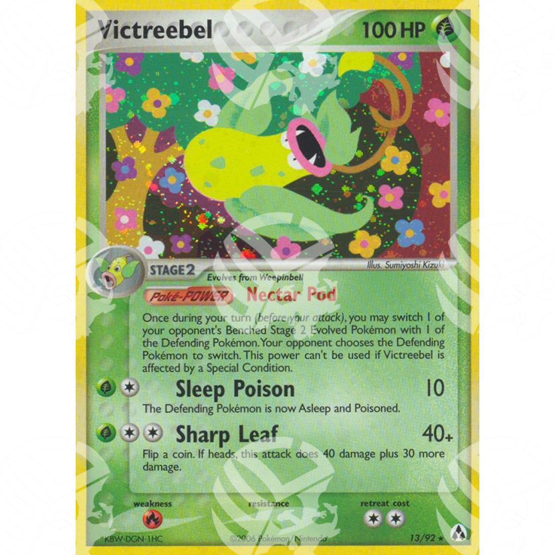 EX La Leggenda di Mew - Victreebel - Holo Rare 13/92 - Warcard - EX La Leggenda di Mew - Victreebel - Holo Rare 13/92 i prezzi più bassi sul mercato, solo da www.warcardshop.com! Carte singole, box, buste e mazzi.