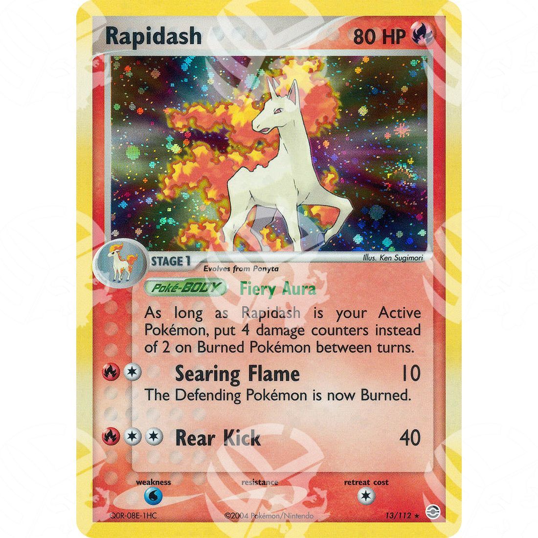 EX RossoFuoco e VerdeFoglia - Rapidash - Holo Rare 13/112 - Warcard - EX RossoFuoco e VerdeFoglia - Rapidash - Holo Rare 13/112 i prezzi più bassi sul mercato, solo da www.warcardshop.com! Carte singole, box, buste e mazzi.