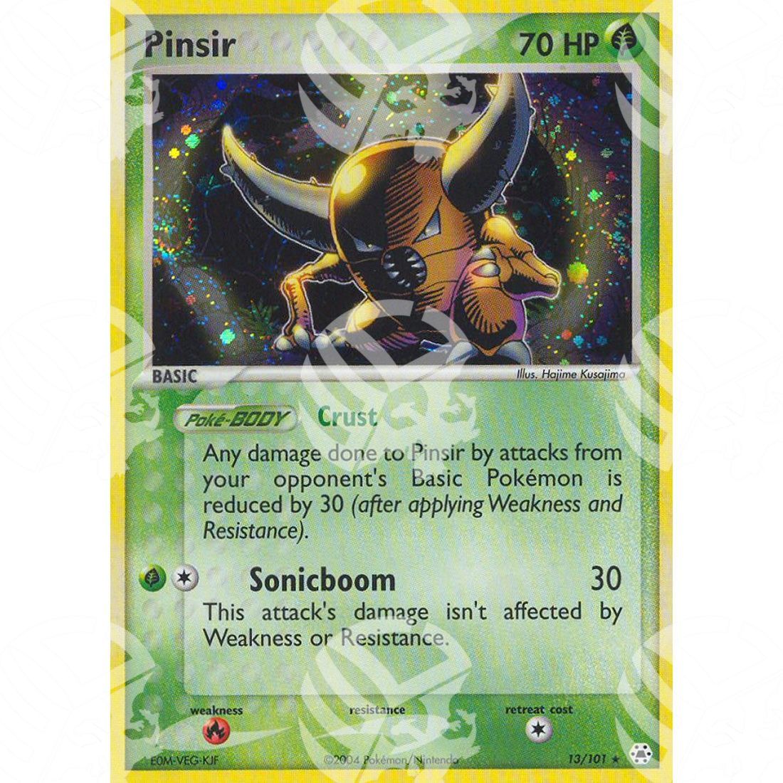 EX Leggende Nascoste - Pinsir - Holo Rare 13/101 - Warcard - EX Leggende Nascoste - Pinsir - Holo Rare 13/101 i prezzi più bassi sul mercato, solo da www.warcardshop.com! Carte singole, box, buste e mazzi.