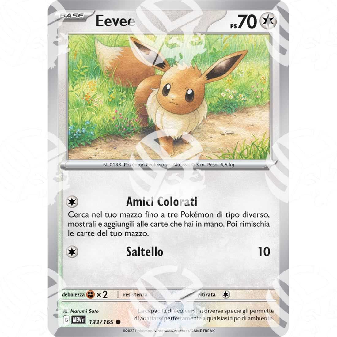 151 - Eevee - 133/165 - Warcard - 151 - Eevee - 133/165 i prezzi più bassi sul mercato, solo da www.warcardshop.com! Carte singole, box, buste e mazzi.