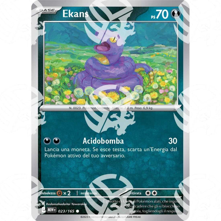 151 - Ekans - 023/165 - Warcard - 151 - Ekans - 023/165 i prezzi più bassi sul mercato, solo da www.warcardshop.com! Carte singole, box, buste e mazzi.