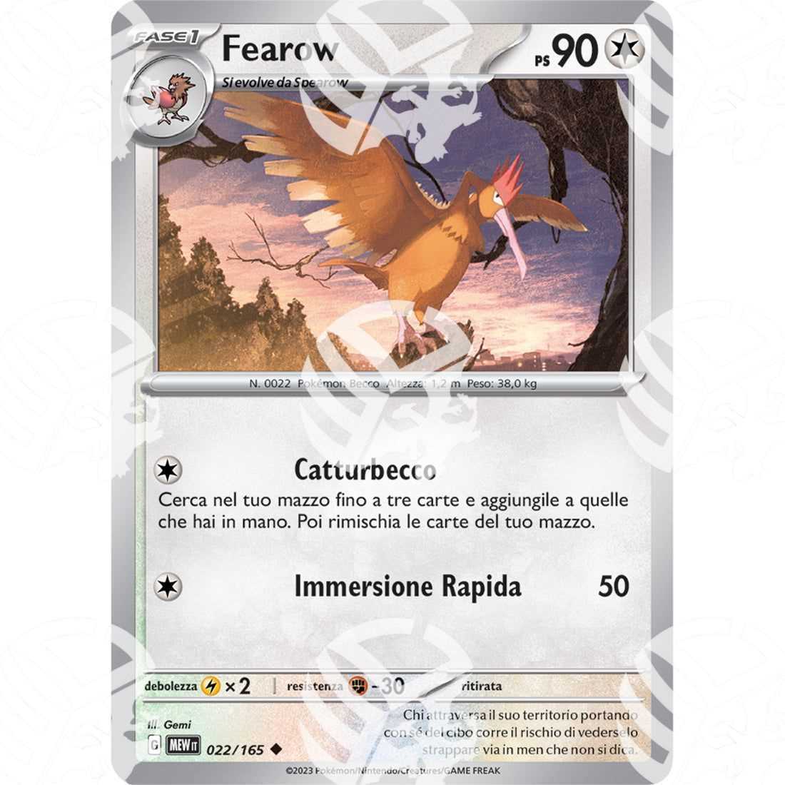 151 - Fearow - 022/165 - Warcard - 151 - Fearow - 022/165 i prezzi più bassi sul mercato, solo da www.warcardshop.com! Carte singole, box, buste e mazzi.