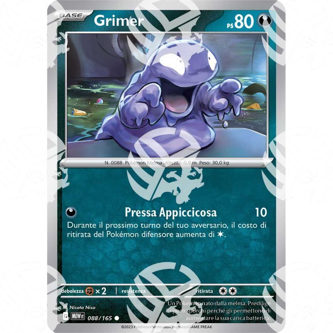 151 - Grimer - 088/165 - Warcard - 151 - Grimer - 088/165 i prezzi più bassi sul mercato, solo da www.warcardshop.com! Carte singole, box, buste e mazzi.