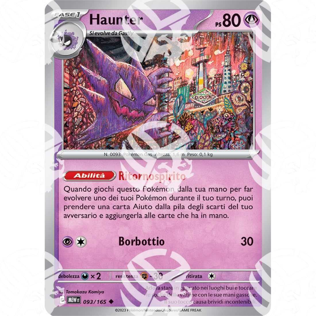 151 - Haunter - 093/165 - Warcard - 151 - Haunter - 093/165 i prezzi più bassi sul mercato, solo da www.warcardshop.com! Carte singole, box, buste e mazzi.