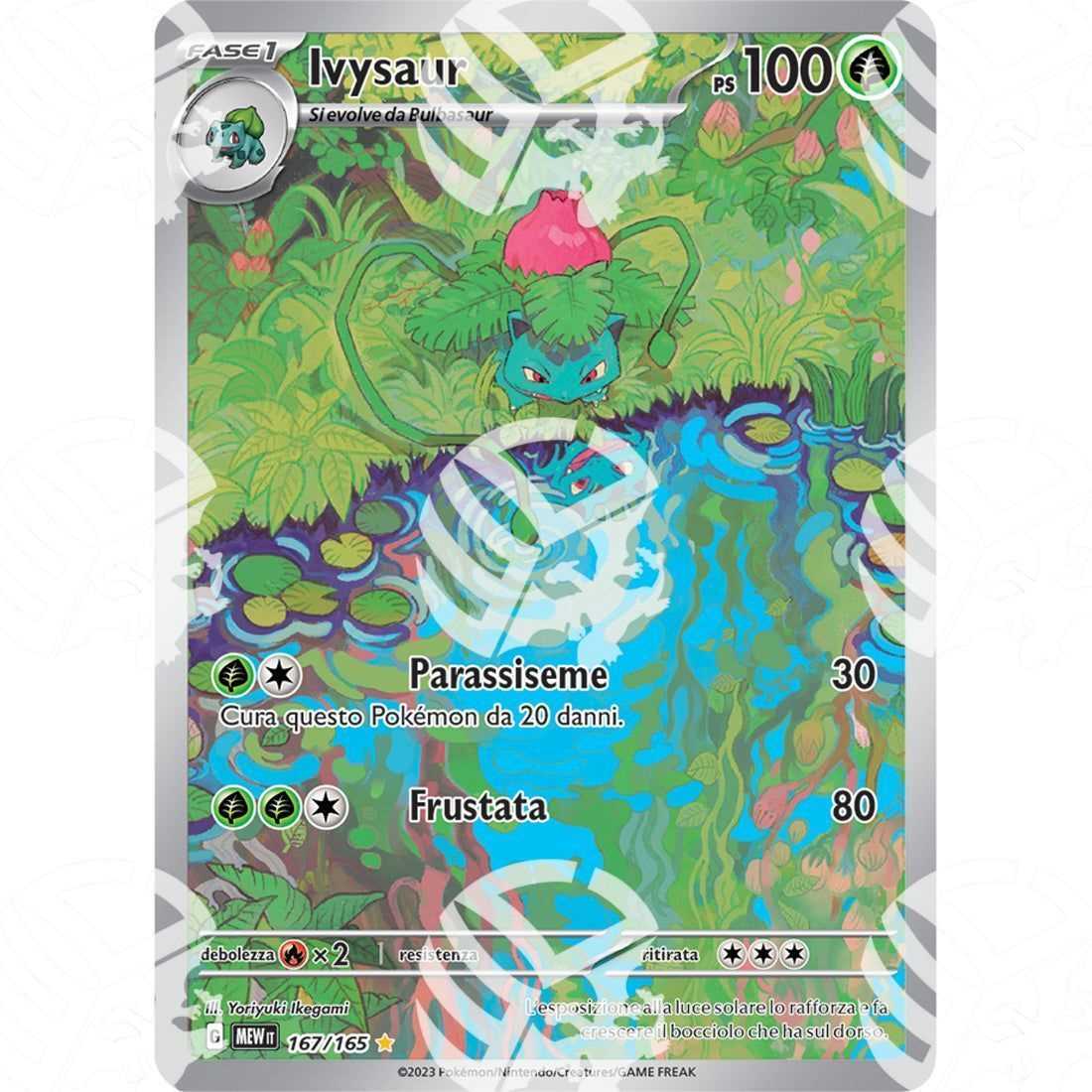 151 - Ivysaur - Illustration Rare | 167/165 - Warcard - 151 - Ivysaur - Illustration Rare | 167/165 i prezzi più bassi sul mercato, solo da www.warcardshop.com! Carte singole, box, buste e mazzi.