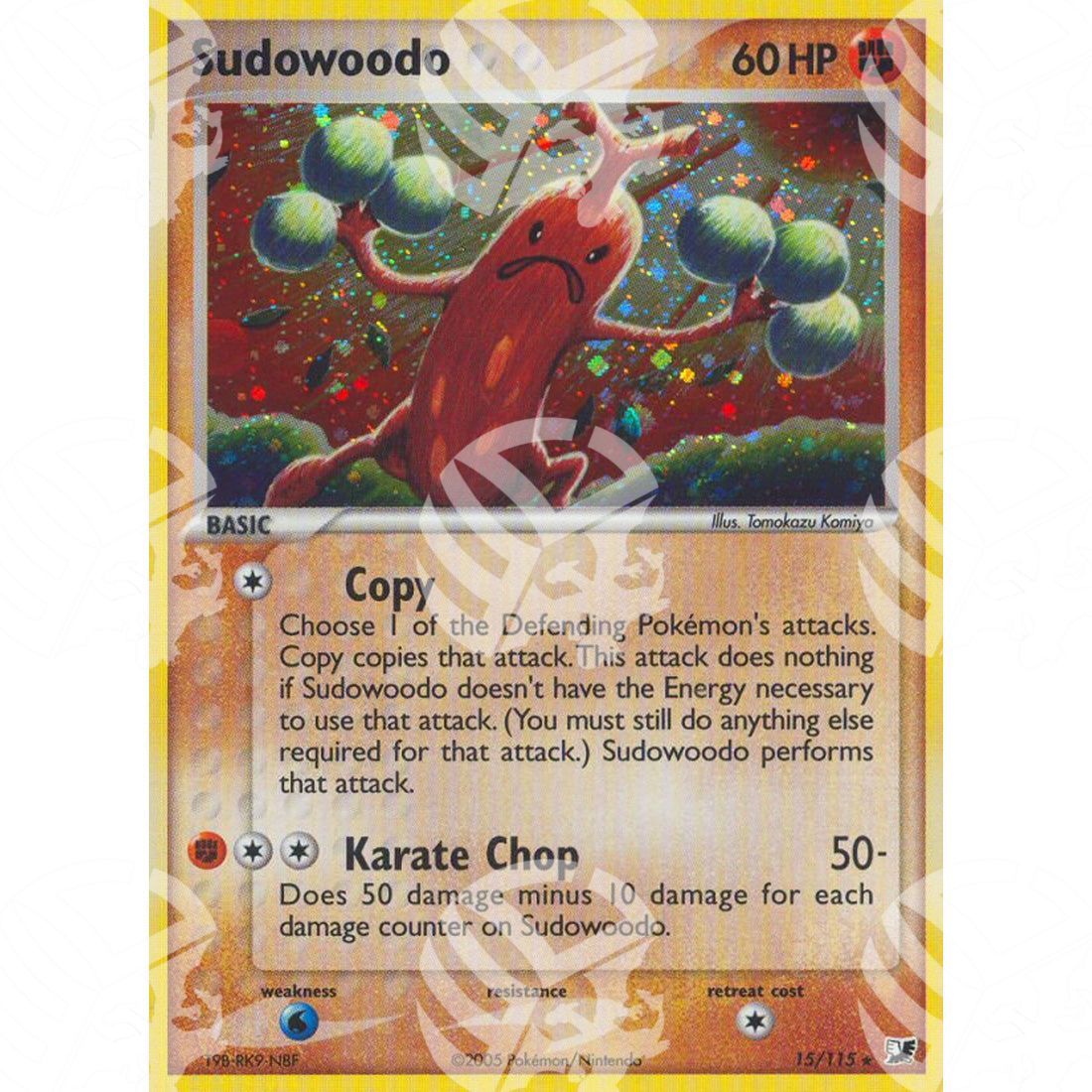 EX Forze Segrete - Sudowoodo - Holo Rare 15/115 - Warcard - EX Forze Segrete - Sudowoodo - Holo Rare 15/115 i prezzi più bassi sul mercato, solo da www.warcardshop.com! Carte singole, box, buste e mazzi.