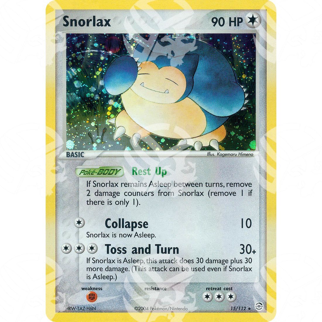 EX RossoFuoco e VerdeFoglia - Snorlax - Holo Rare 15/112 - Warcard - EX RossoFuoco e VerdeFoglia - Snorlax - Holo Rare 15/112 i prezzi più bassi sul mercato, solo da www.warcardshop.com! Carte singole, box, buste e mazzi.