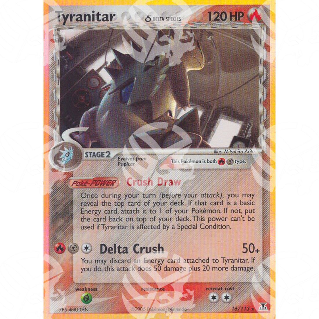 EX Specie Delta - Tyranitar δ - Holo Rare 16/113 - Warcard - EX Specie Delta - Tyranitar δ - Holo Rare 16/113 i prezzi più bassi sul mercato, solo da www.warcardshop.com! Carte singole, box, buste e mazzi.