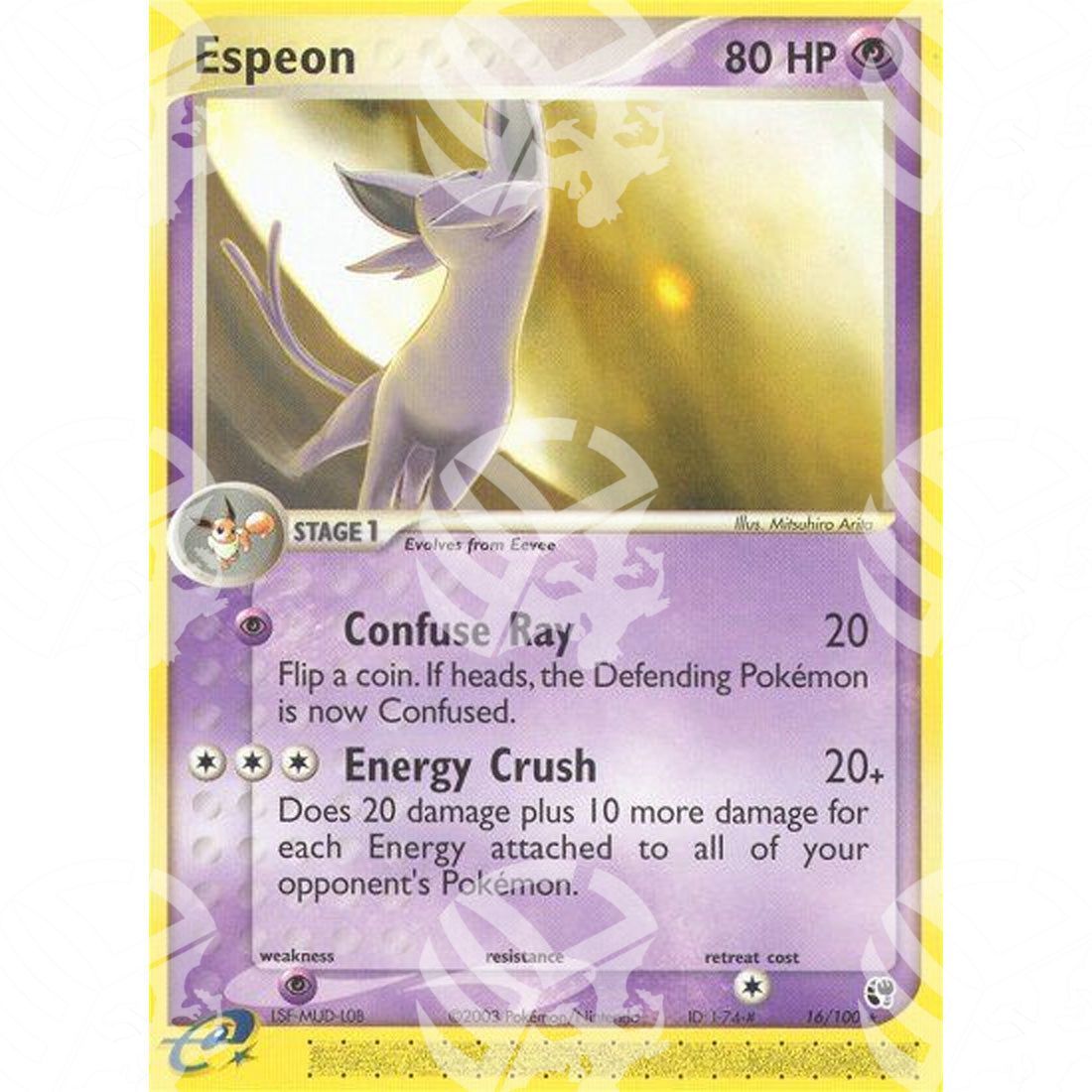 EX Tempesta Di Sabbia - Espeon - 16/100 - Warcard - EX Tempesta Di Sabbia - Espeon - 16/100 i prezzi più bassi sul mercato, solo da www.warcardshop.com! Carte singole, box, buste e mazzi.