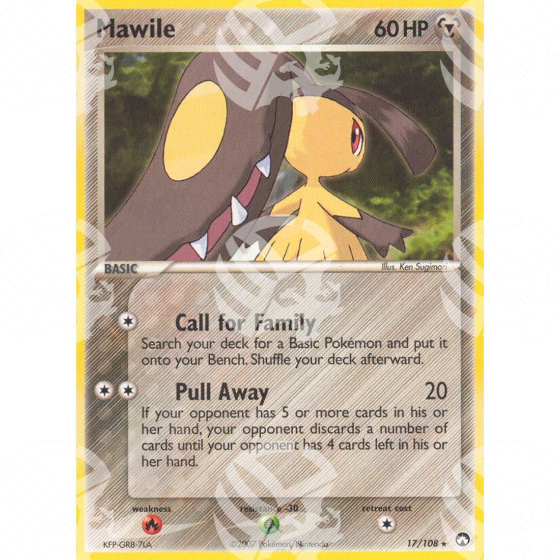 EX Power Keepers - Mawile - 17/108 - Warcard - EX Power Keepers - Mawile - 17/108 i prezzi più bassi sul mercato, solo da www.warcardshop.com! Carte singole, box, buste e mazzi.