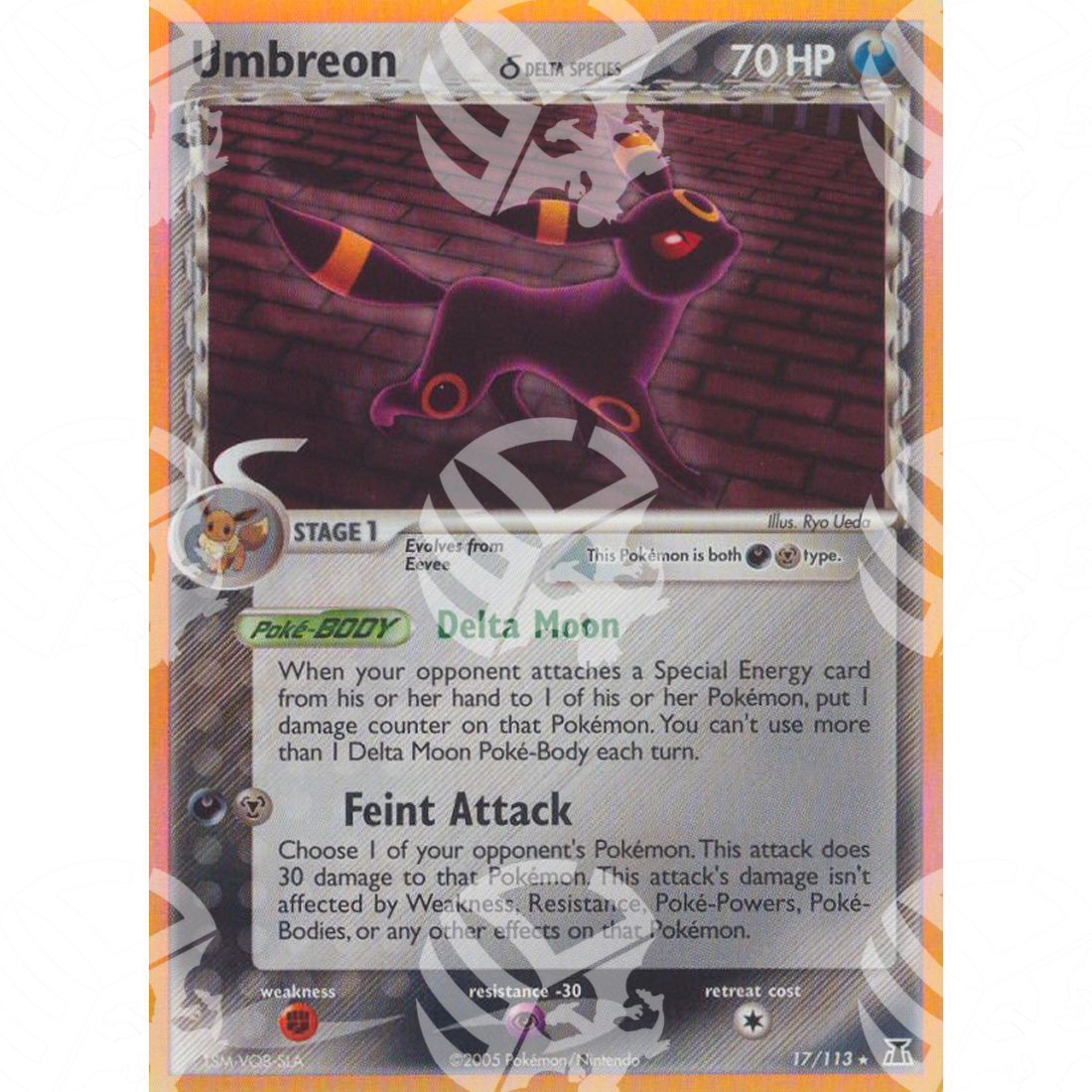 EX Specie Delta - Umbreon δ - Holo Rare 17/113 - Warcard - EX Specie Delta - Umbreon δ - Holo Rare 17/113 i prezzi più bassi sul mercato, solo da www.warcardshop.com! Carte singole, box, buste e mazzi.