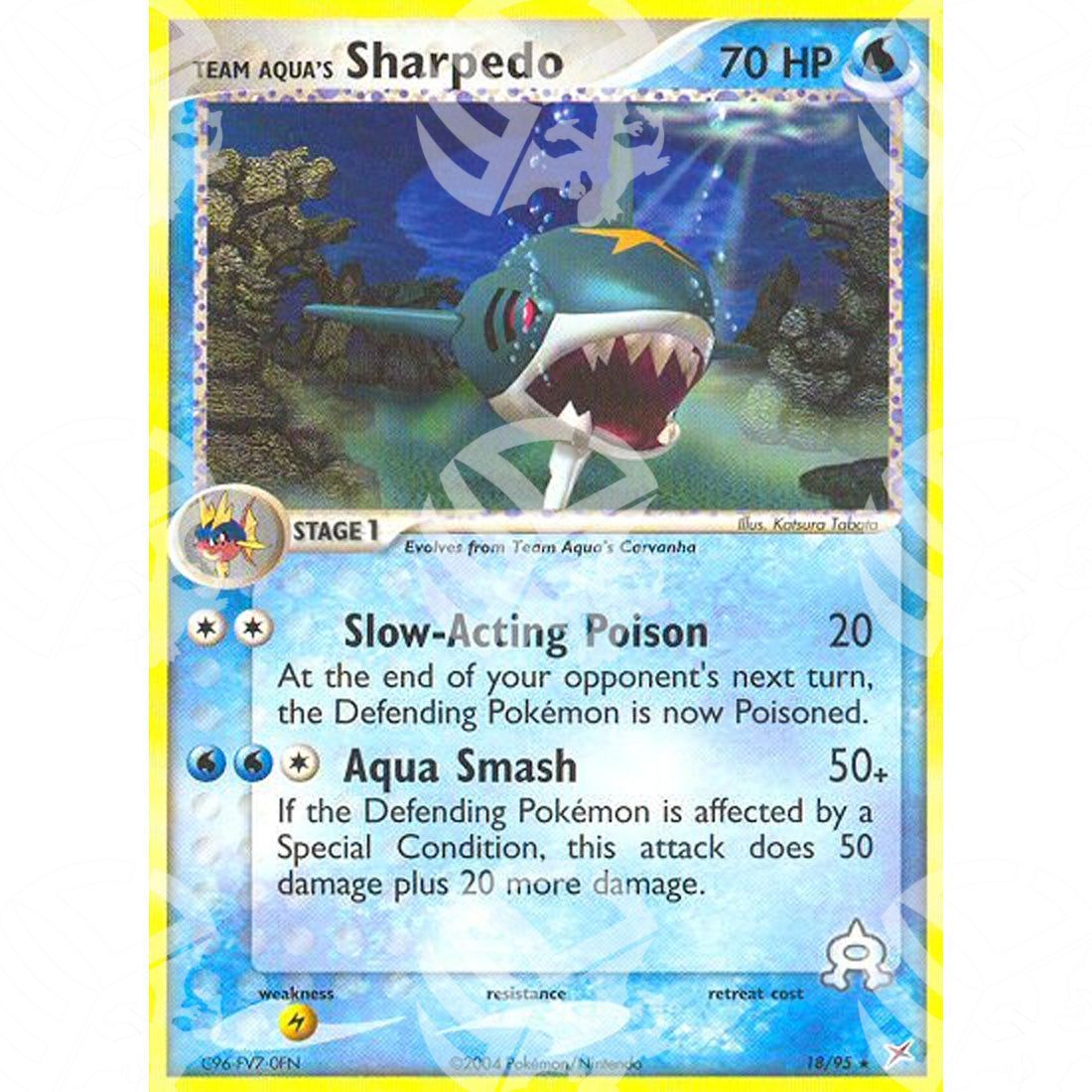 EX Team Magma vs Team Idro - Team Aqua's Sharpedo - 18/95 - Warcard - EX Team Magma vs Team Idro - Team Aqua's Sharpedo - 18/95 i prezzi più bassi sul mercato, solo da www.warcardshop.com! Carte singole, box, buste e mazzi.