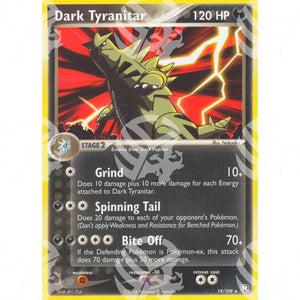 EX Team Rocket Returns - Dark Tyranitar - 19/109 - Warcard - EX Team Rocket Returns - Dark Tyranitar - 19/109 i prezzi più bassi sul mercato, solo da www.warcardshop.com! Carte singole, box, buste e mazzi.