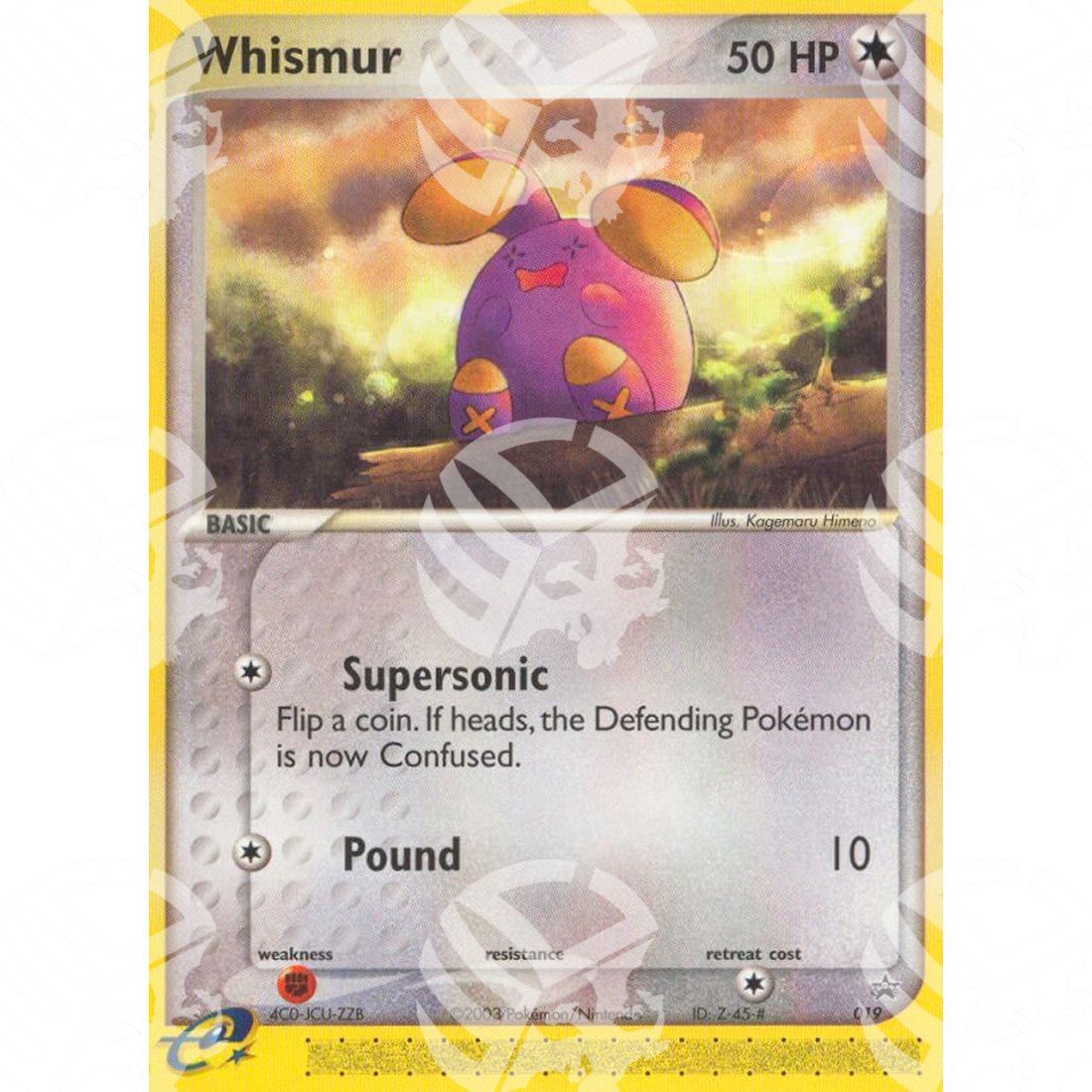 Nintendo Black Star Promos - Whismur - Holo Promo 19 - Warcard - Nintendo Black Star Promos - Whismur - Holo Promo 19 i prezzi più bassi sul mercato, solo da www.warcardshop.com! Carte singole, box, buste e mazzi.