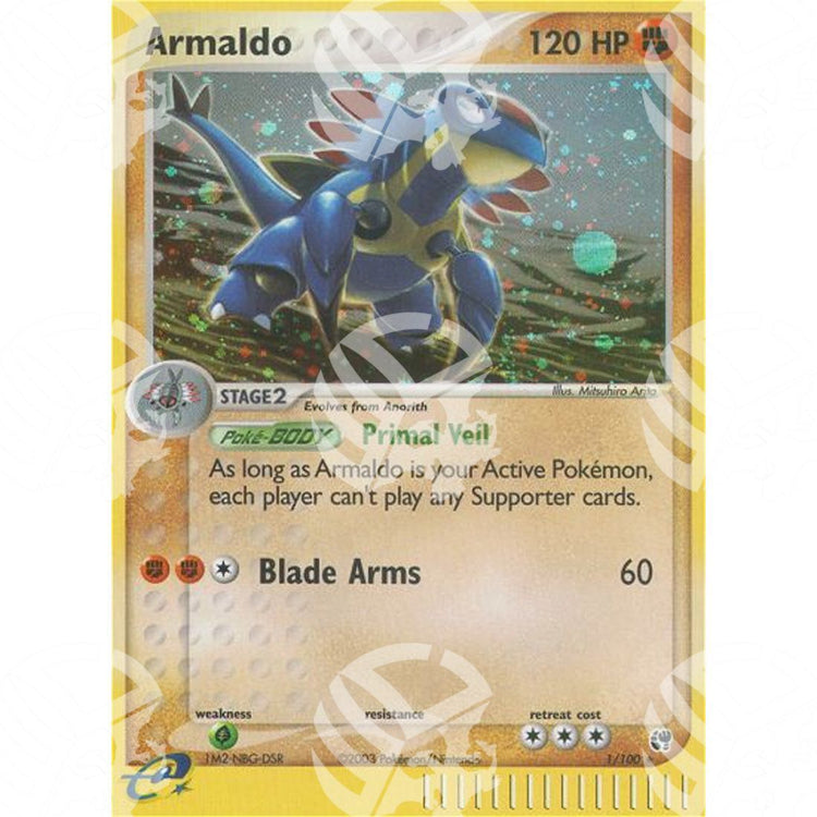 EX Tempesta Di Sabbia - Armaldo - Holo Rare 1/100 - Warcard - EX Tempesta Di Sabbia - Armaldo - Holo Rare 1/100 i prezzi più bassi sul mercato, solo da www.warcardshop.com! Carte singole, box, buste e mazzi.