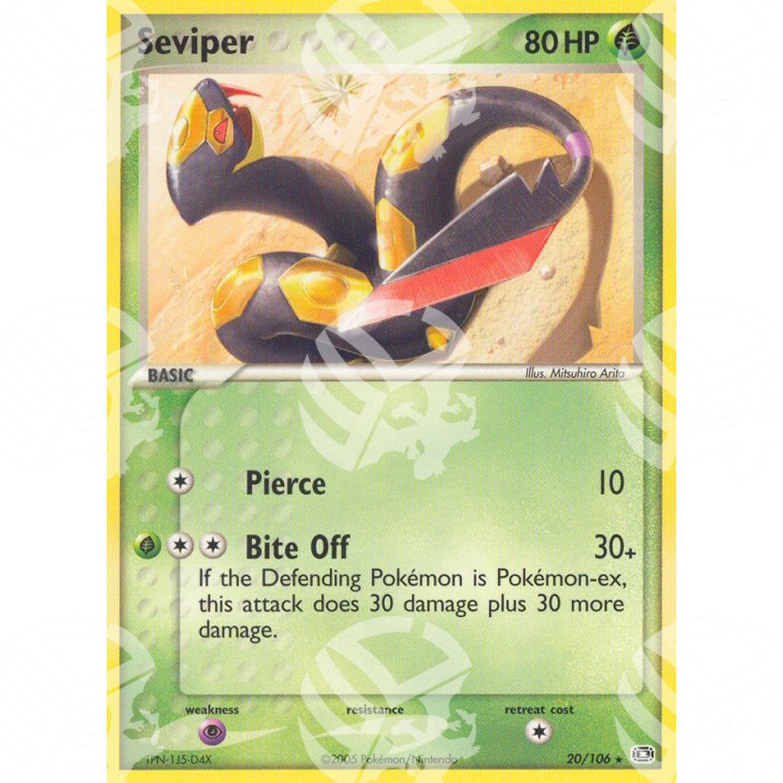 EX Smeraldo - Seviper - 20/106 - Warcard - EX Smeraldo - Seviper - 20/106 i prezzi più bassi sul mercato, solo da www.warcardshop.com! Carte singole, box, buste e mazzi.