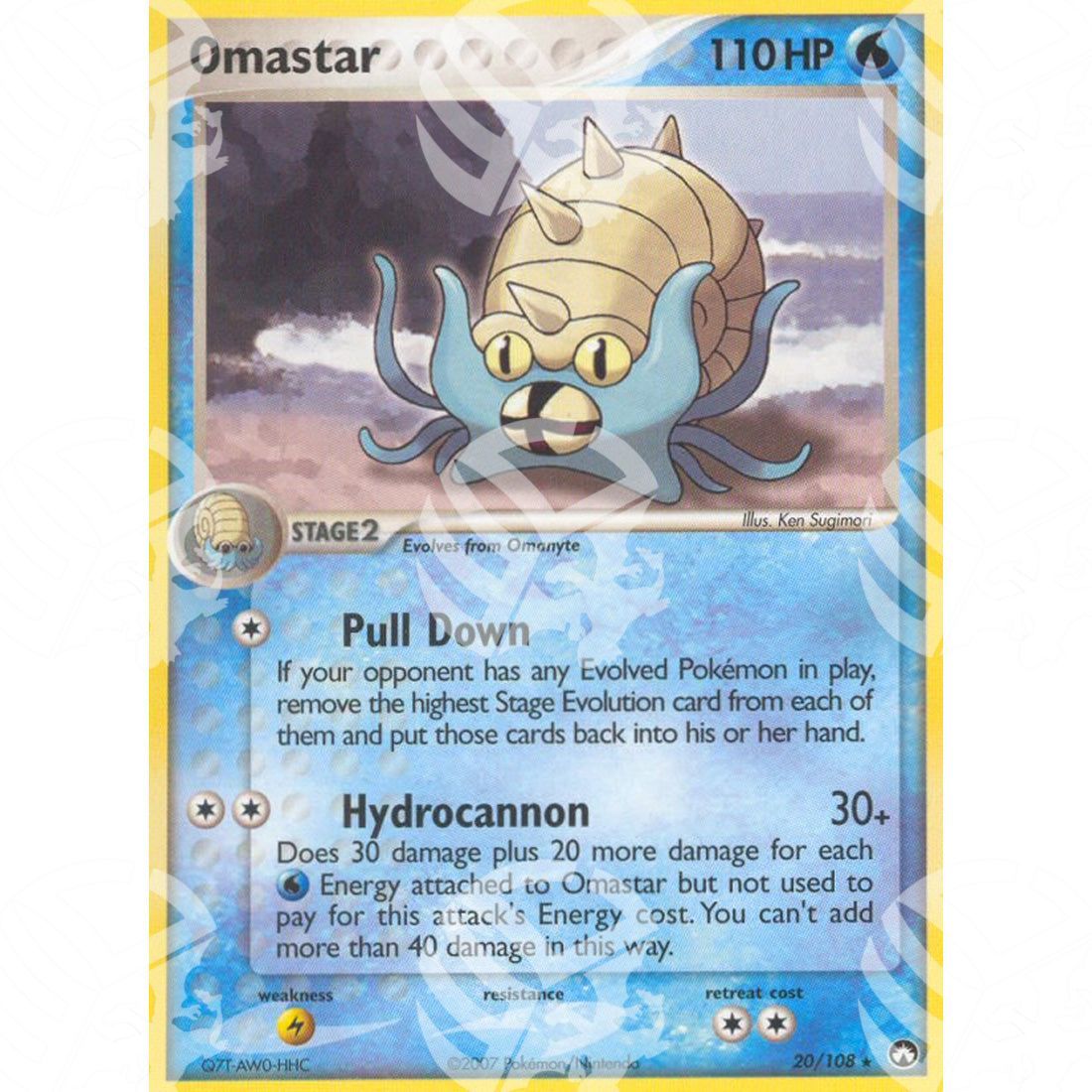 EX Power Keepers - Omastar - 20/108 - Warcard - EX Power Keepers - Omastar - 20/108 i prezzi più bassi sul mercato, solo da www.warcardshop.com! Carte singole, box, buste e mazzi.