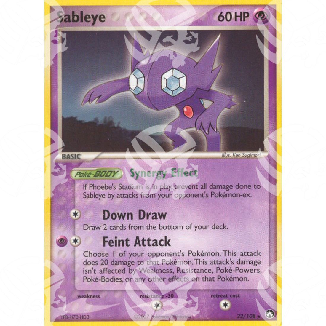 EX Power Keepers - Sableye - 22/108 - Warcard - EX Power Keepers - Sableye - 22/108 i prezzi più bassi sul mercato, solo da www.warcardshop.com! Carte singole, box, buste e mazzi.