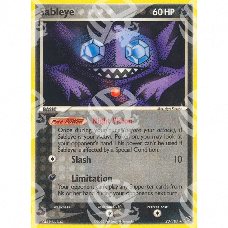 EX Deoxys - Sableye - 23/107 - Warcard - EX Deoxys - Sableye - 23/107 i prezzi più bassi sul mercato, solo da www.warcardshop.com! Carte singole, box, buste e mazzi.