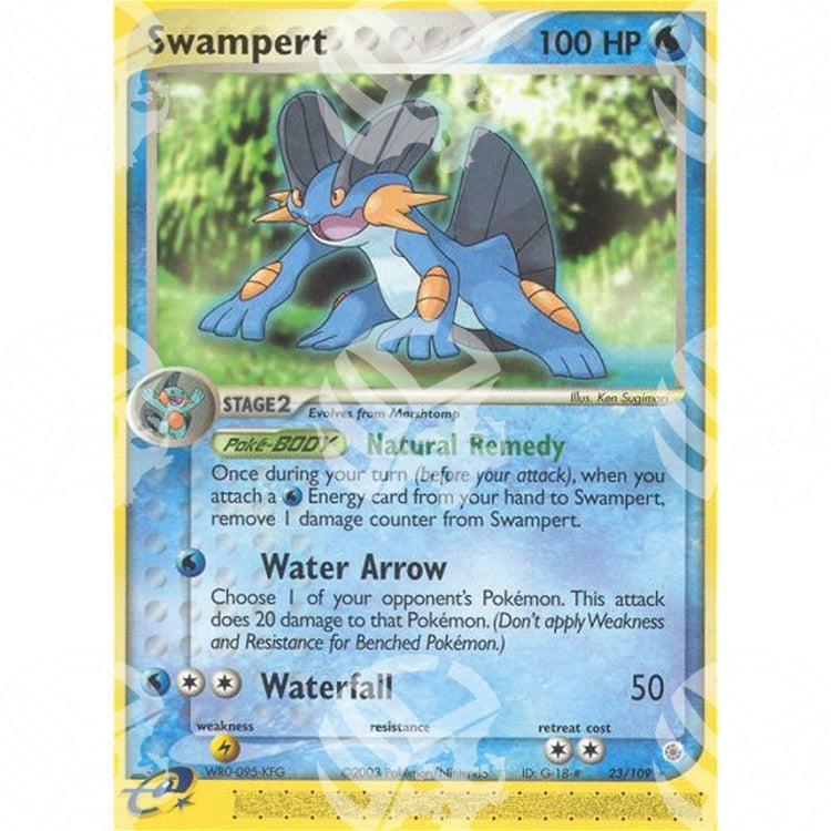 EX Rubino e Zaffiro - Swampert - 23/109 - Warcard - EX Rubino e Zaffiro - Swampert - 23/109 i prezzi più bassi sul mercato, solo da www.warcardshop.com! Carte singole, box, buste e mazzi.