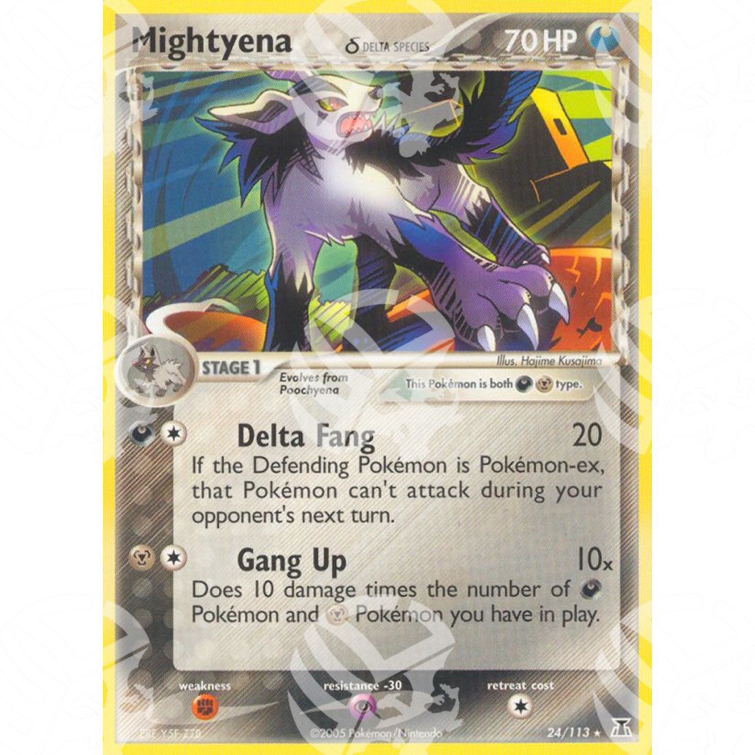 EX Specie Delta - Mightyena δ - 24/113 - Warcard - EX Specie Delta - Mightyena δ - 24/113 i prezzi più bassi sul mercato, solo da www.warcardshop.com! Carte singole, box, buste e mazzi.