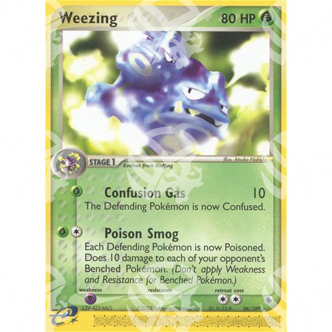 EX Rubino e Zaffiro - Weezing - 24/109 - Warcard - EX Rubino e Zaffiro - Weezing - 24/109 i prezzi più bassi sul mercato, solo da www.warcardshop.com! Carte singole, box, buste e mazzi.