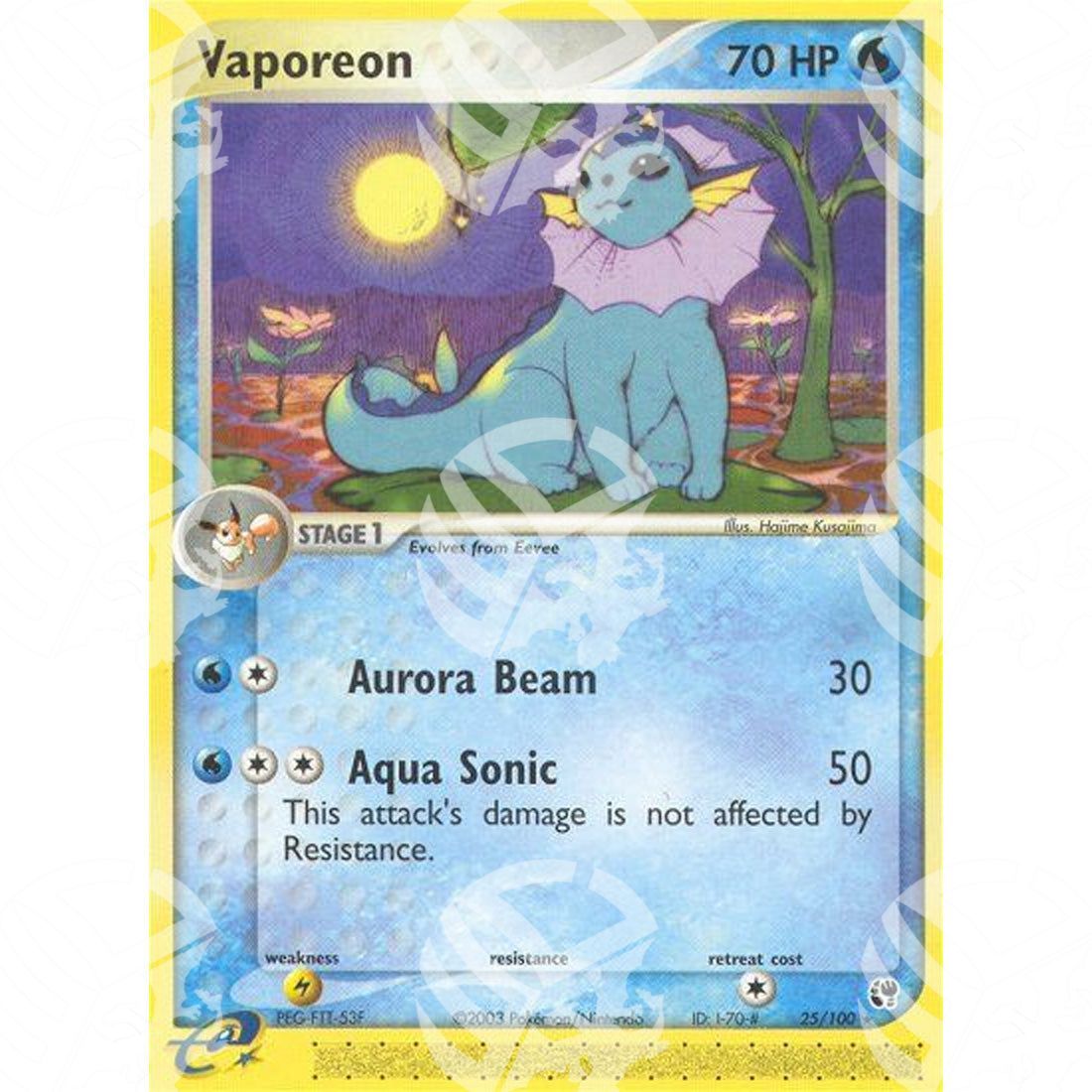 EX Tempesta Di Sabbia - Vaporeon - 25/100 - Warcard - EX Tempesta Di Sabbia - Vaporeon - 25/100 i prezzi più bassi sul mercato, solo da www.warcardshop.com! Carte singole, box, buste e mazzi.