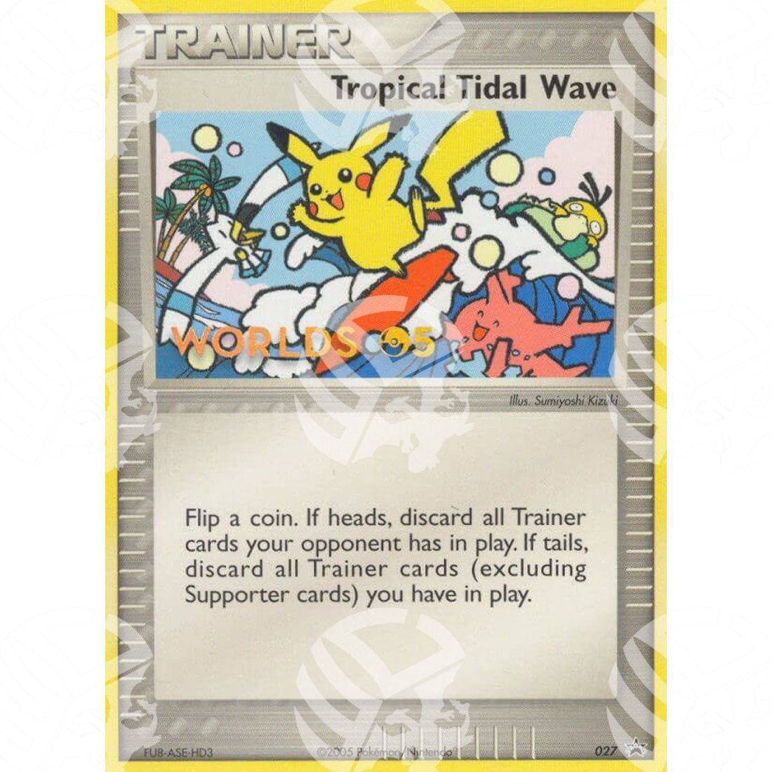 Nintendo Black Star Promos - Tropical Tidal Wave - Non Holo Promo 27 | Quarter-Finalist - Warcard - Nintendo Black Star Promos - Tropical Tidal Wave - Non Holo Promo 27 | Quarter-Finalist i prezzi più bassi sul mercato, solo da www.warcardshop.com! Carte singole, box, buste e mazzi.