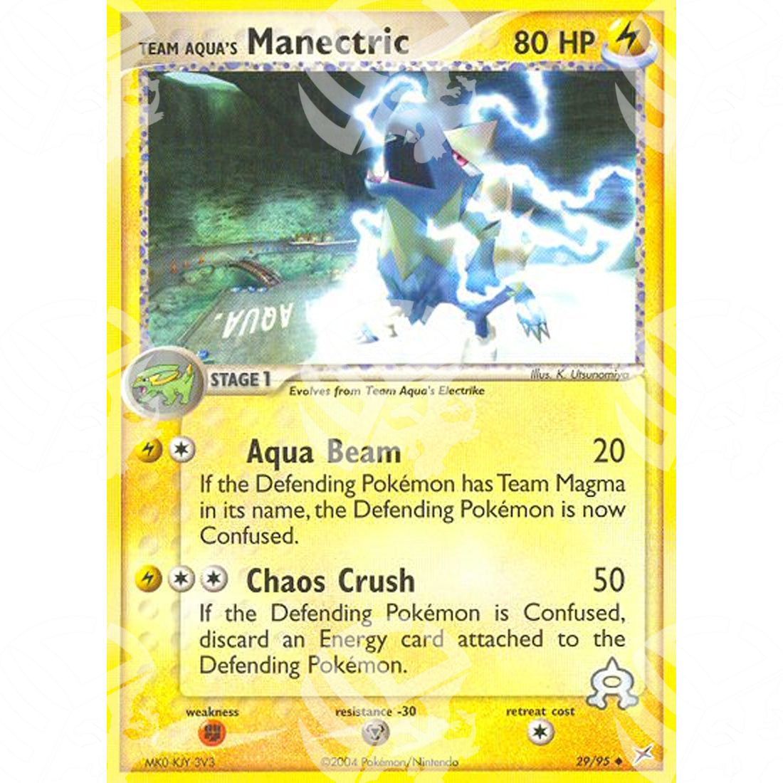 EX Team Magma vs Team Idro - Team Aqua's Manectric - 29/95 - Warcard - EX Team Magma vs Team Idro - Team Aqua's Manectric - 29/95 i prezzi più bassi sul mercato, solo da www.warcardshop.com! Carte singole, box, buste e mazzi.