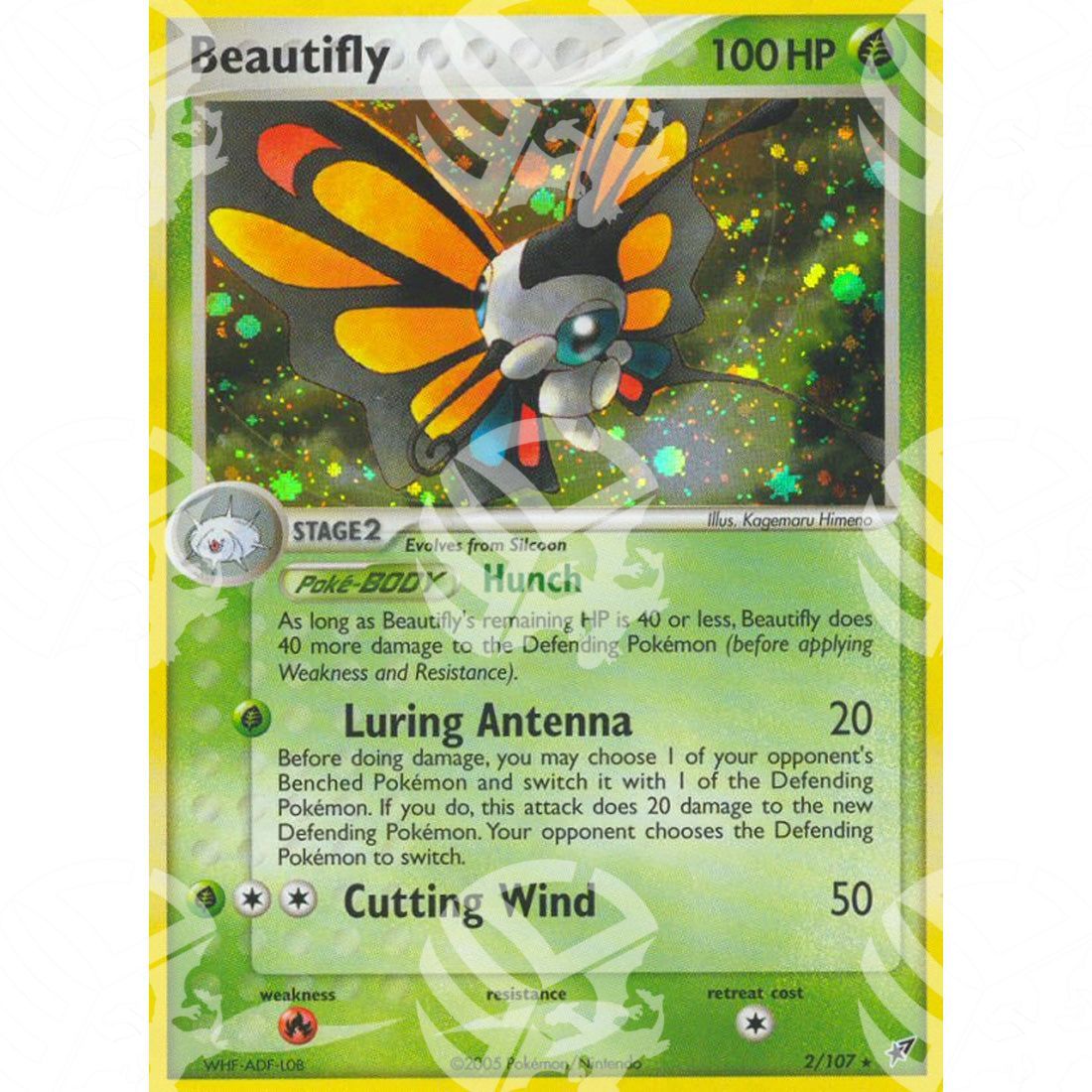 EX Deoxys - Beautifly - Holo Rare 2/107 - Warcard - EX Deoxys - Beautifly - Holo Rare 2/107 i prezzi più bassi sul mercato, solo da www.warcardshop.com! Carte singole, box, buste e mazzi.