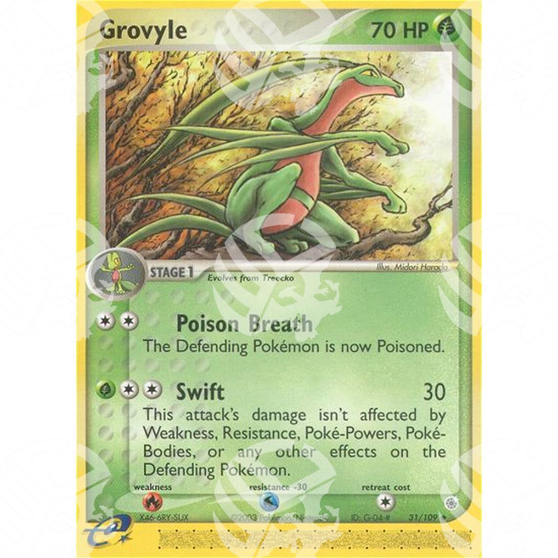 EX Rubino e Zaffiro - Grovyle - 31/109 - Warcard - EX Rubino e Zaffiro - Grovyle - 31/109 i prezzi più bassi sul mercato, solo da www.warcardshop.com! Carte singole, box, buste e mazzi.