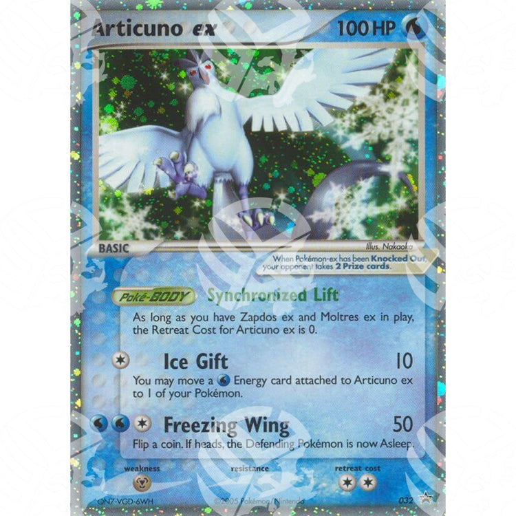 Nintendo Black Star Promos - Articuno ex - Holo Promo 32 - Warcard - Nintendo Black Star Promos - Articuno ex - Holo Promo 32 i prezzi più bassi sul mercato, solo da www.warcardshop.com! Carte singole, box, buste e mazzi.